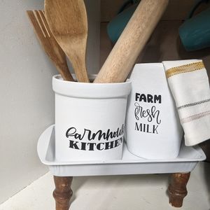 Farmhouse cottage core kitchen decor